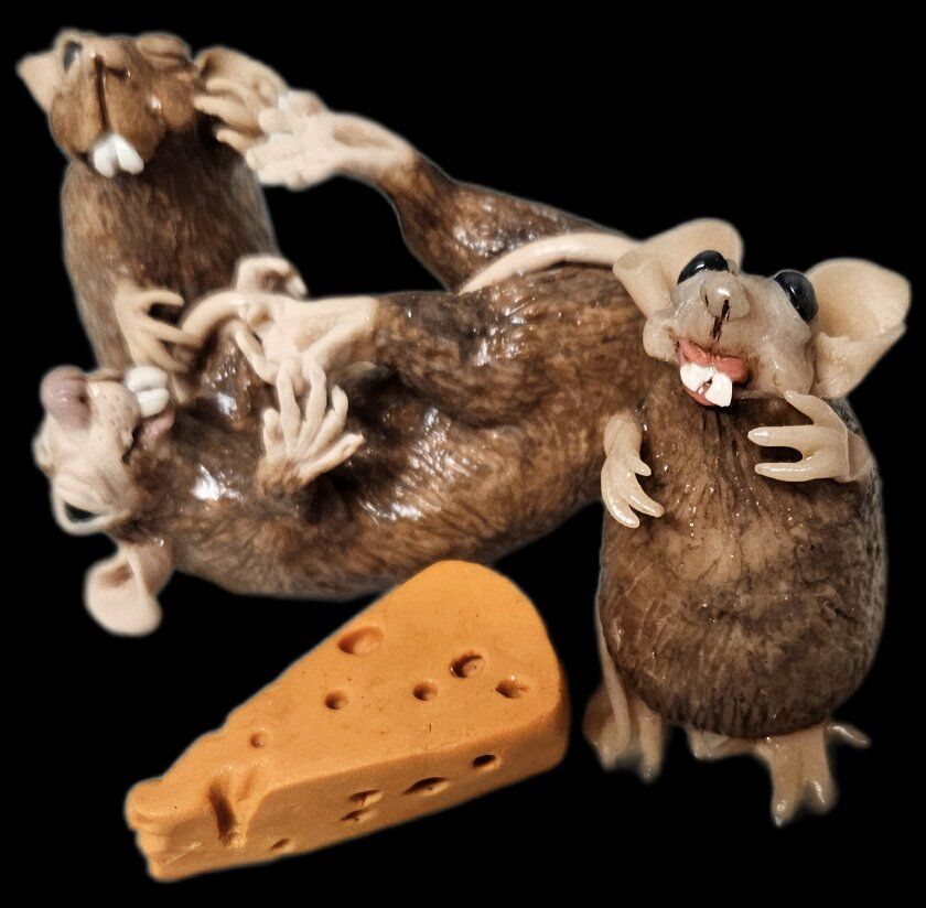 Cheddar Coven – Sculpted Mice Figurines
