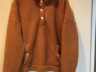J.Crew Vintage Fleece XL 1/4 quarter snap pullover