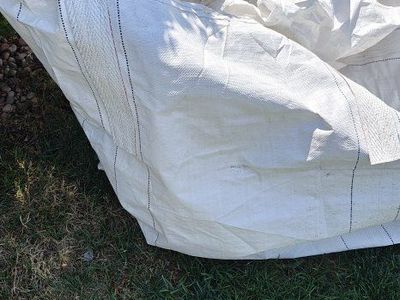 I have 2Heavy Duty White Woven Polypropylene Bulk Bag- the ones that dirt com in.
