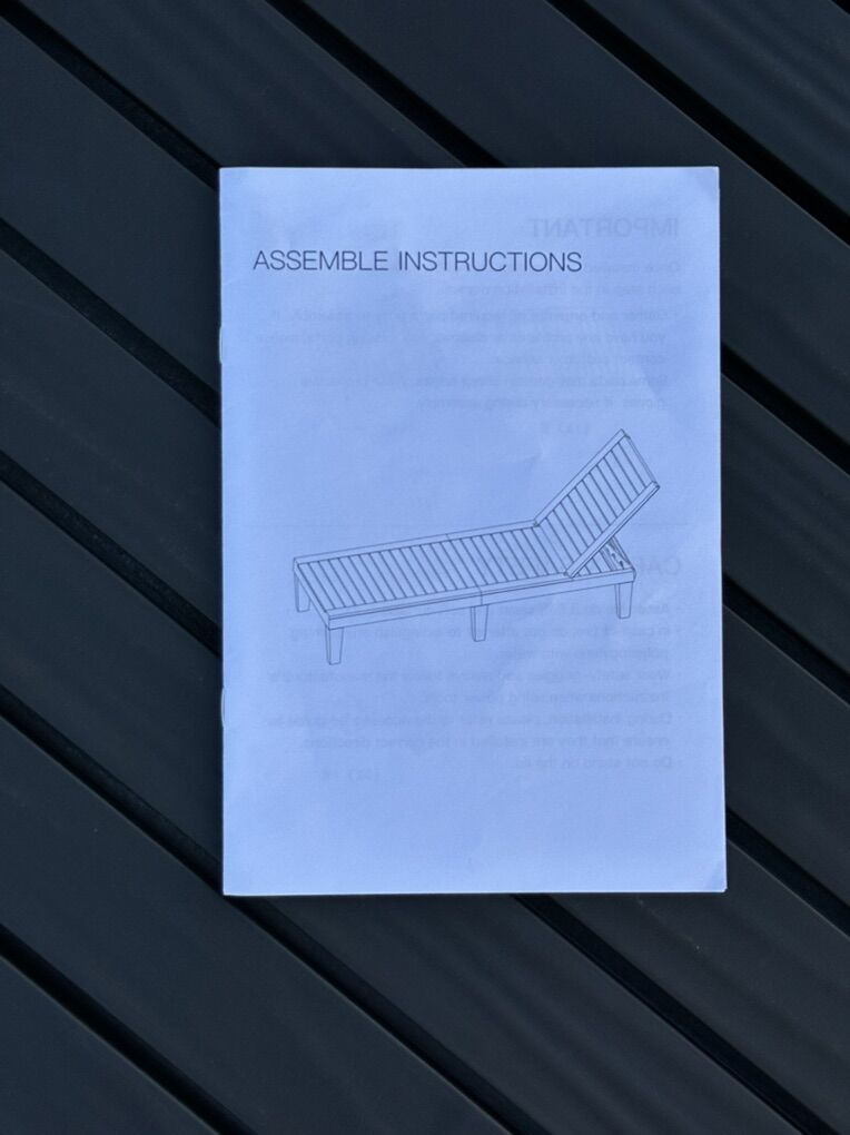 Pair Of Resin Outdoor Chaise Lounges - In The Box