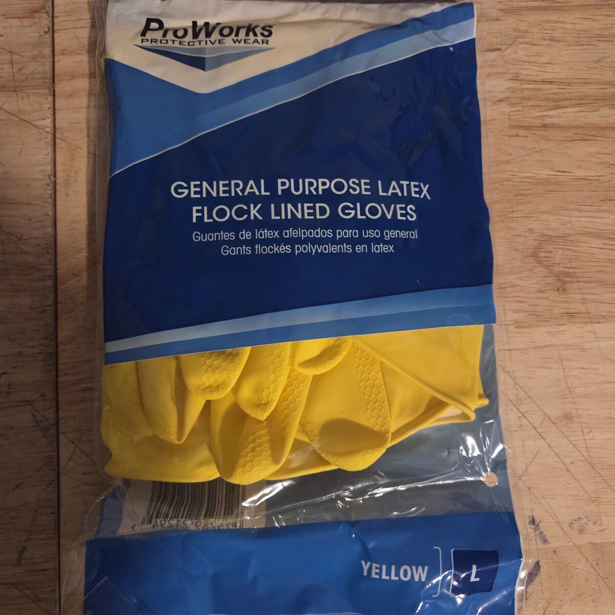general purpose latex gloves proworks 1 pair