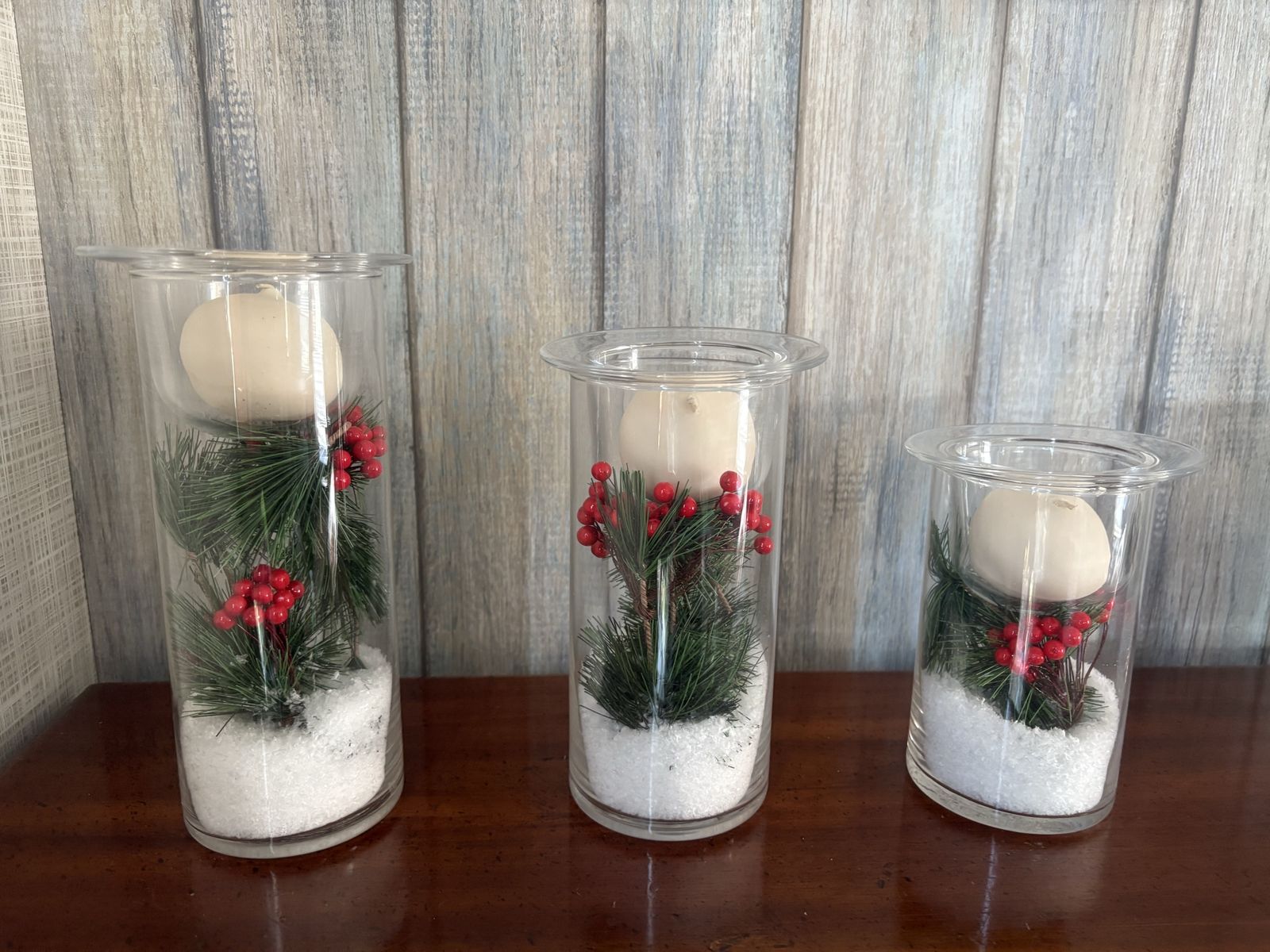 Decorative candle vases