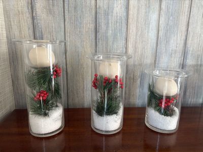 Decorative candle vases