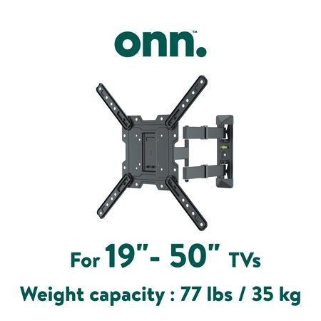 TV Wall Mount Full Motion for 19 to 50 TVs