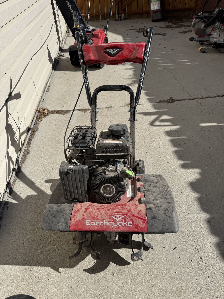 Earthquake 20015 Versa 2-in-1 Tiller Cultivator w/ 99cc 4-Cycle Viper Engine, 11-21" Tilling Width - $150 OBO