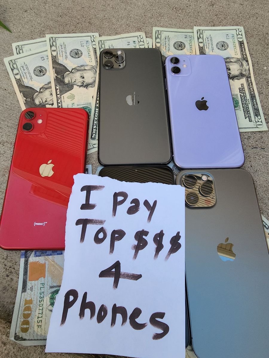 We Pay Top $$$ for iphone 11-17, Samsung galaxy S10-26, Google pixel 6-10, ipads and apple watches We buy Used/new/Locked/Broken