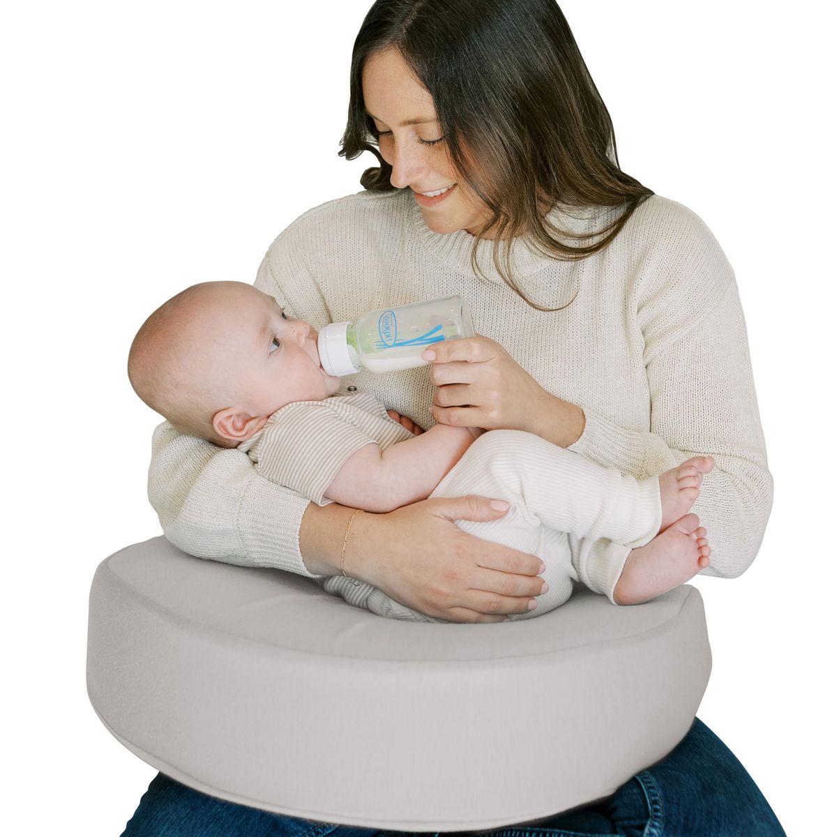 New Dr. Brown's Nursing Pillow with Washable Cover, Breastfeeding Lap Support Pillow