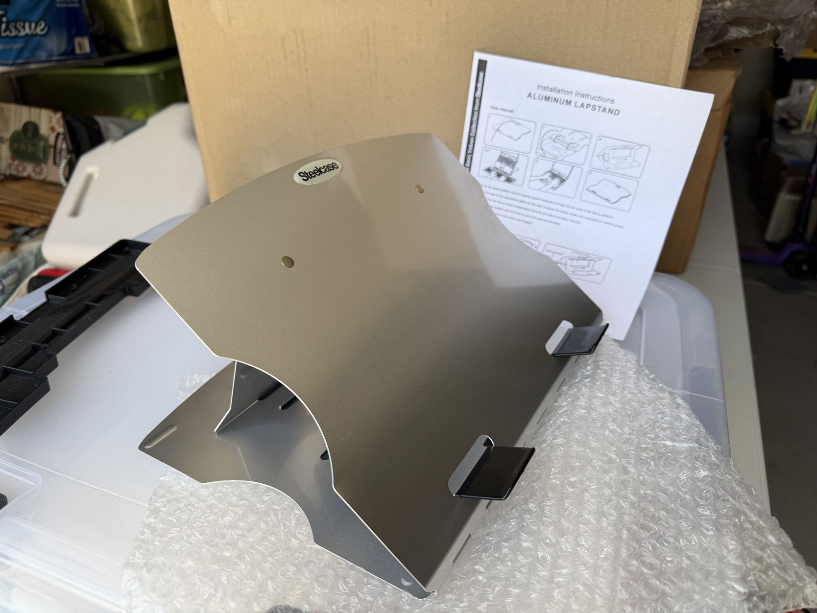 Brand New Aluminum Foldable Laptop Stand by Steelcase