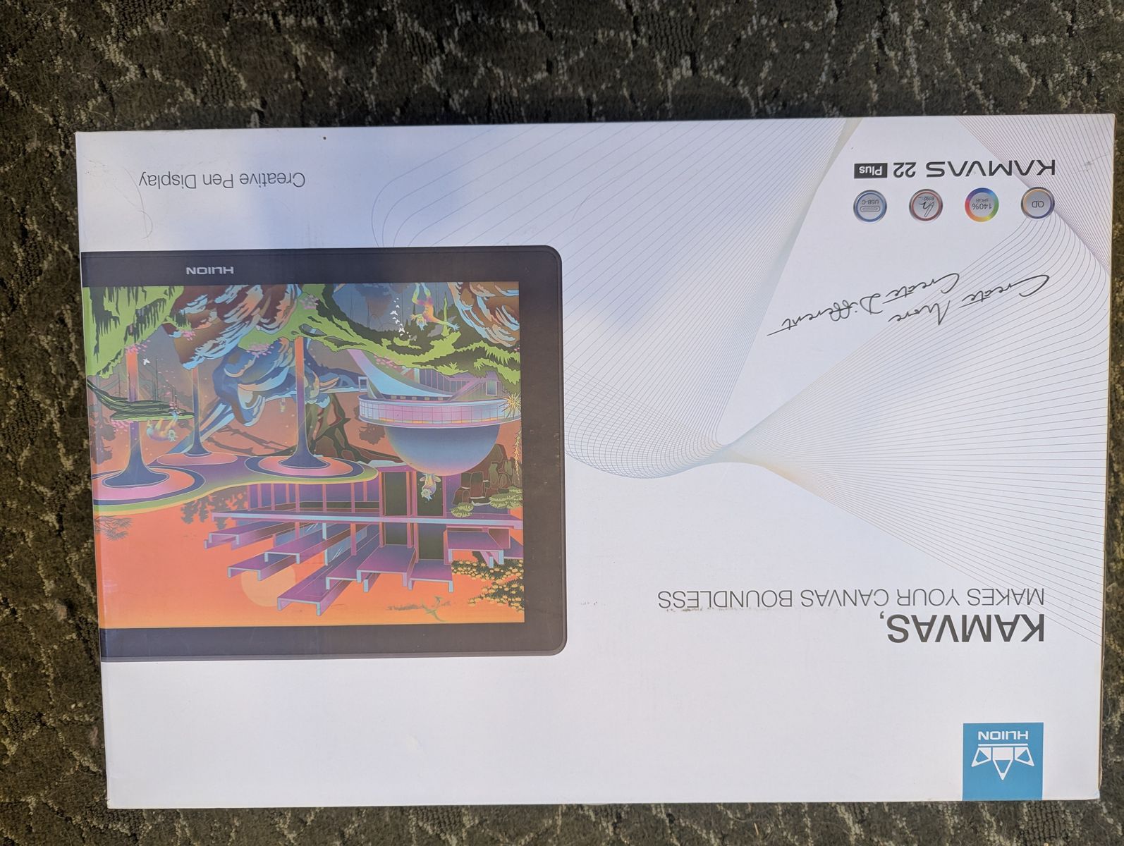 HUION Kamvas 22 Plus QLED Drawing Tablet