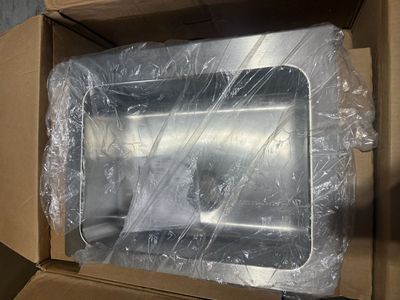 Elkay Kitchen Sink, 25” x 20” Lustertone Stainless Steel Kitchen Sink, ELUHF2520