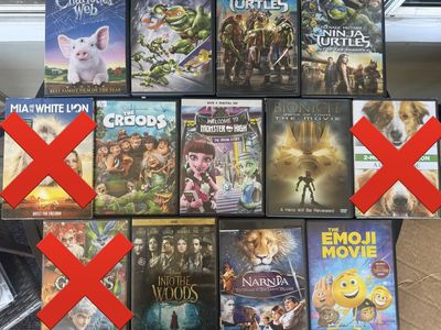 Large Lot of Kids & Family DVDs: $3 each