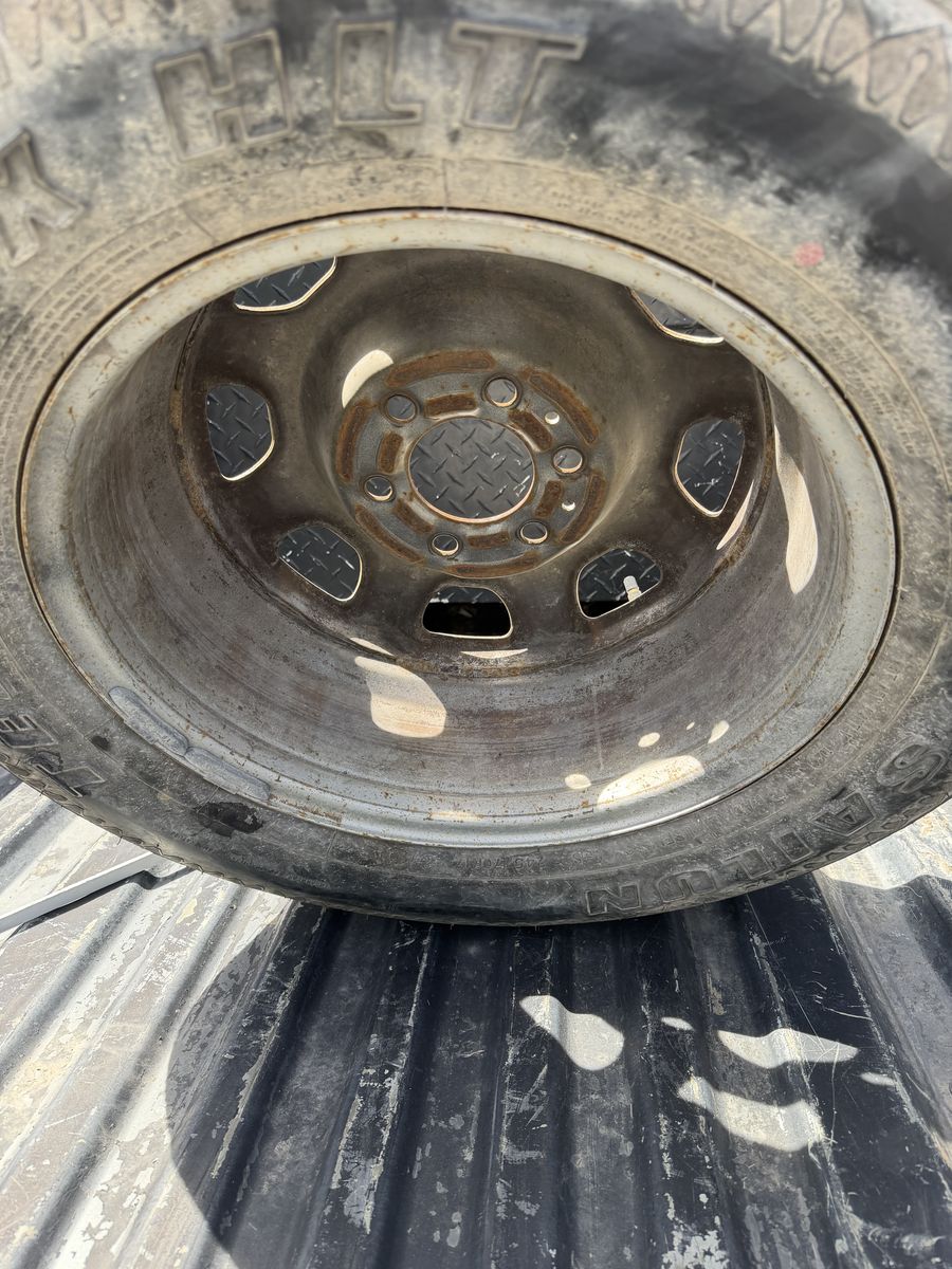 Stock F-150 wheel with newer tire