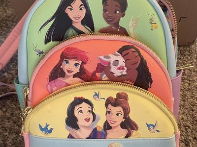 NWT Loungefly Disney Princess Mini Backpack