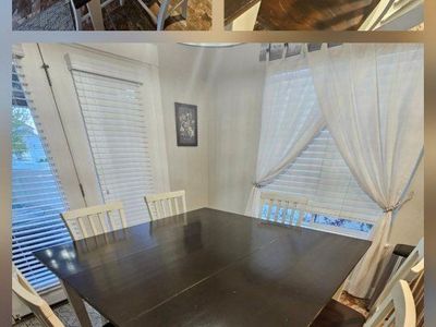 solid wood kitchen table