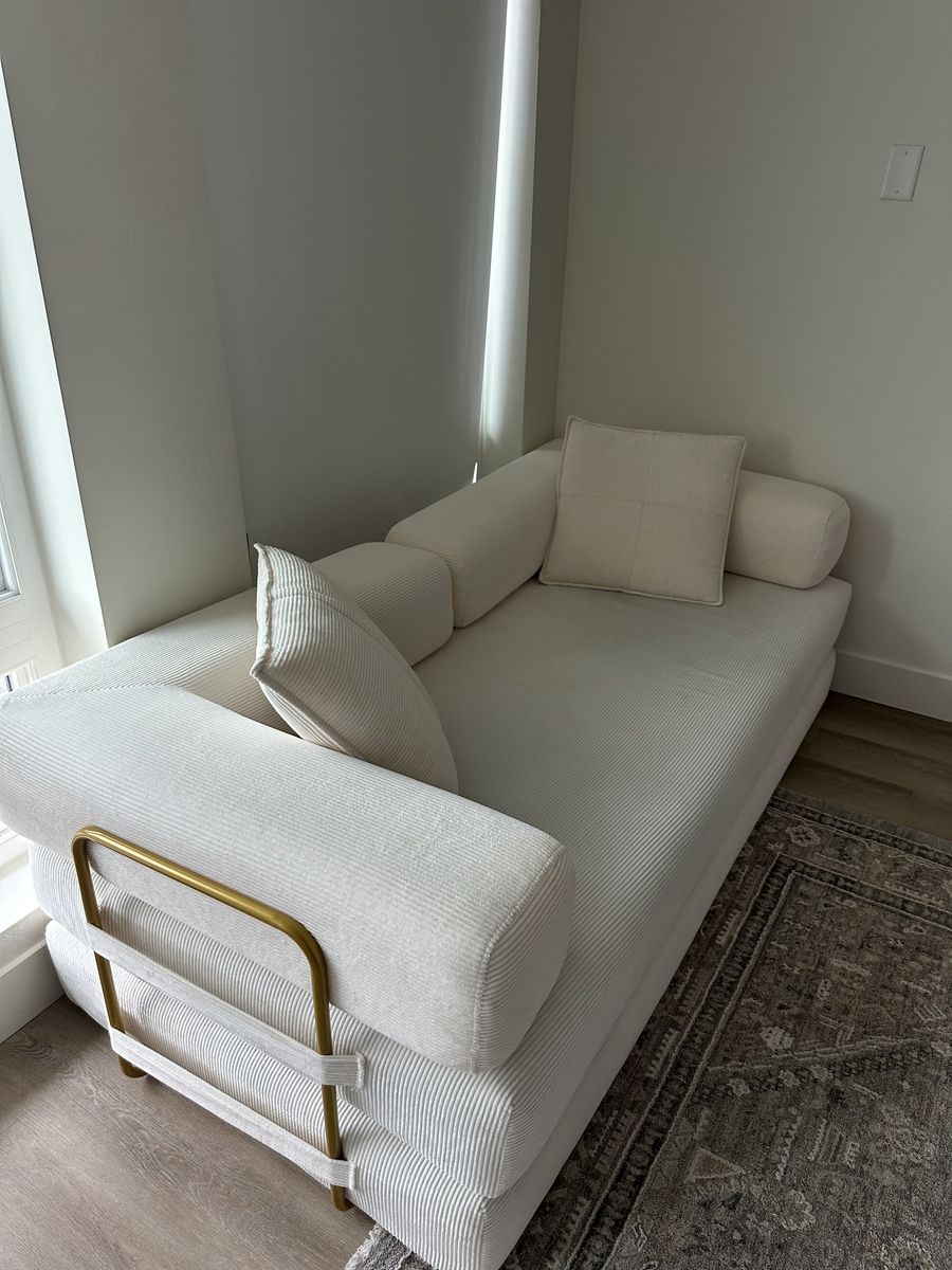 White Convertible Sofa Bed