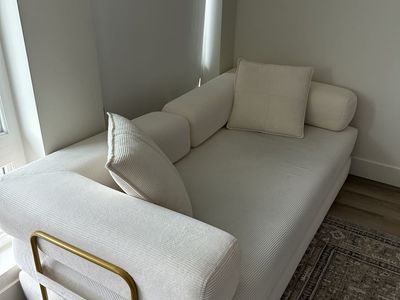 White Convertible Sofa Bed