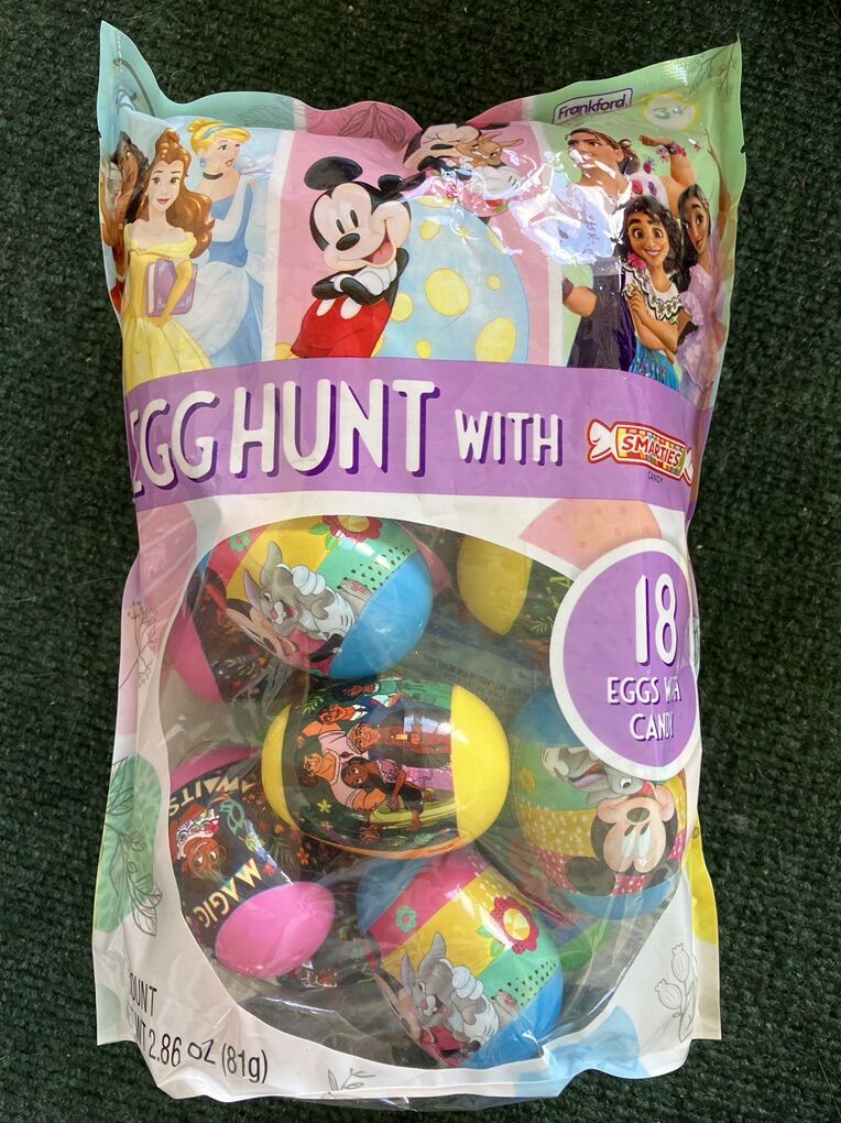 New Package Of 18 Eggs Disney Filled With Smarties