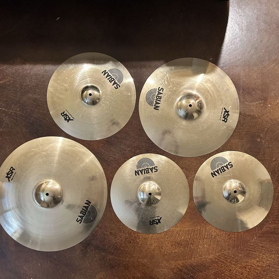 Sabian XSR Cymbal Pack – 14” Hats, 16”/18” Crashes, 20” Ride