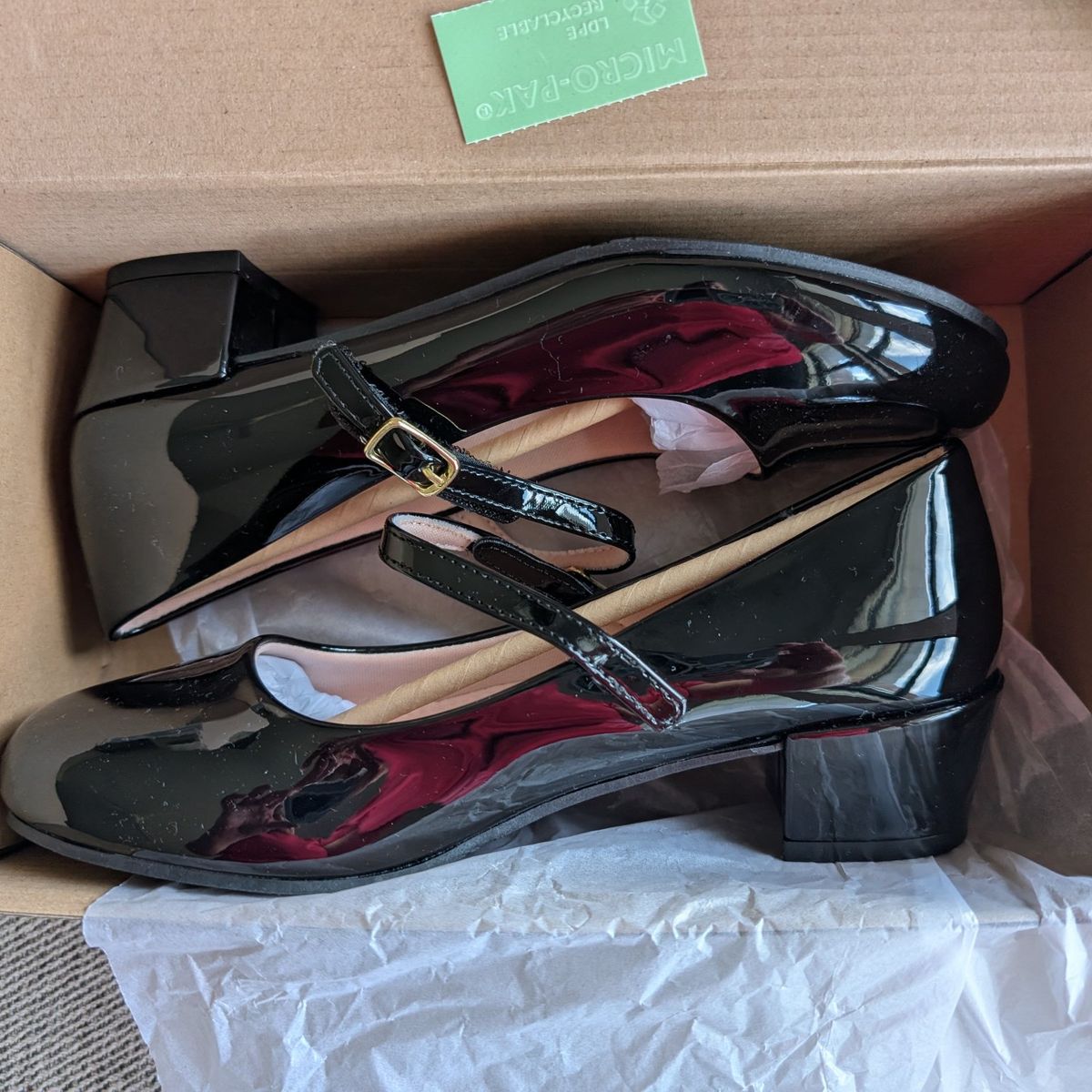 Girls Black Dress Shoes - Size 4