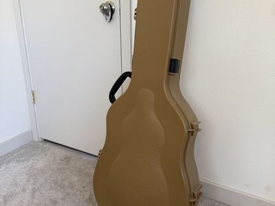 Savior Ultimate Acoustic Guitar Case - 45" Tan Hardshell with Wheels & Carry Handles