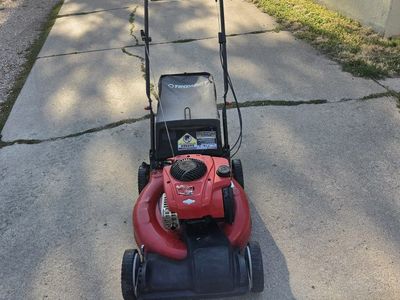 Troy bil Lawn mower self propelled.
