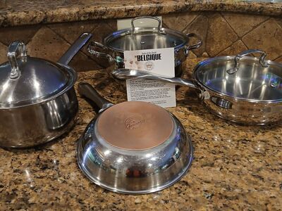 Belgique Tools of the Trade Stainless Steel Cookware 7-Piece Set