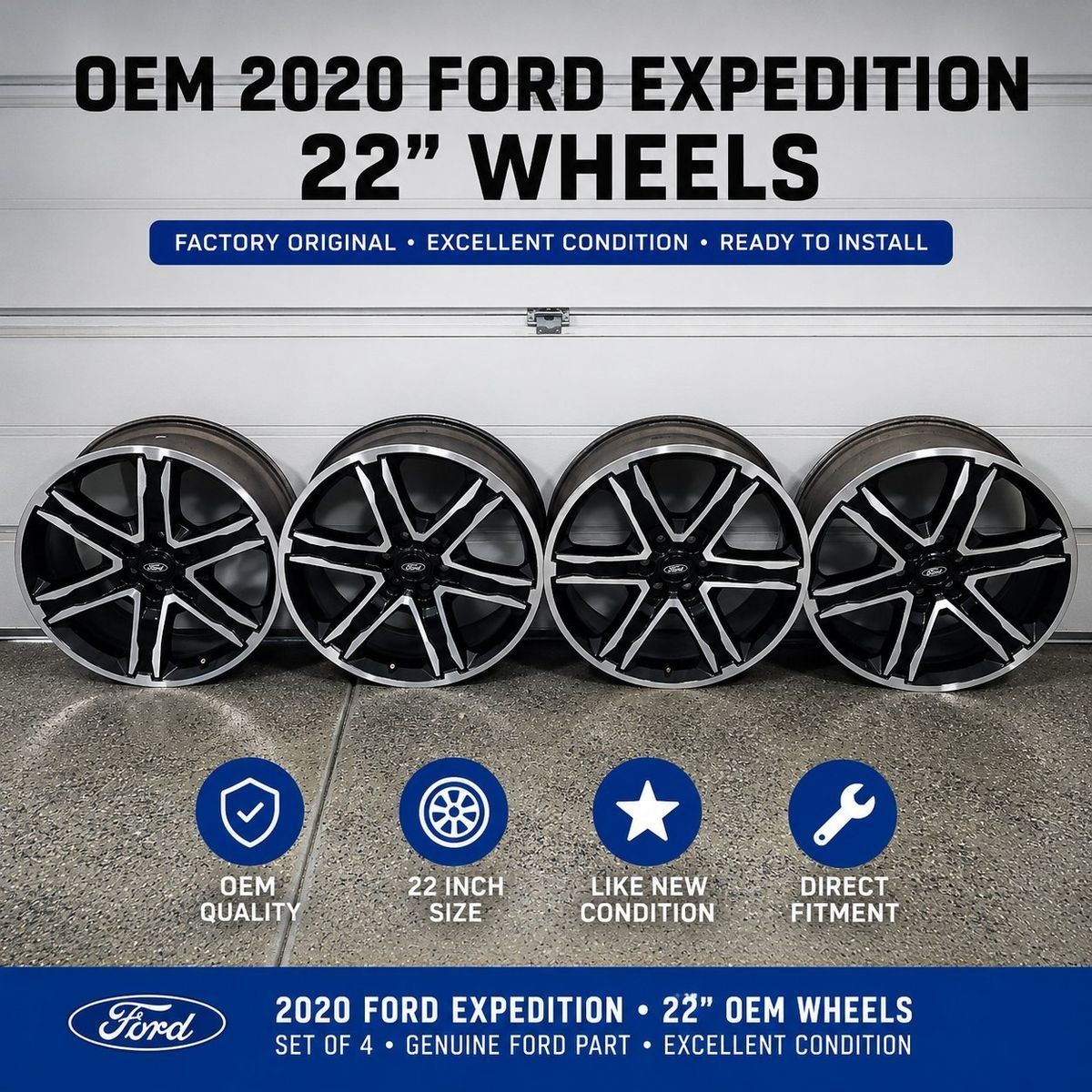 OEM Ford 22" Wheels