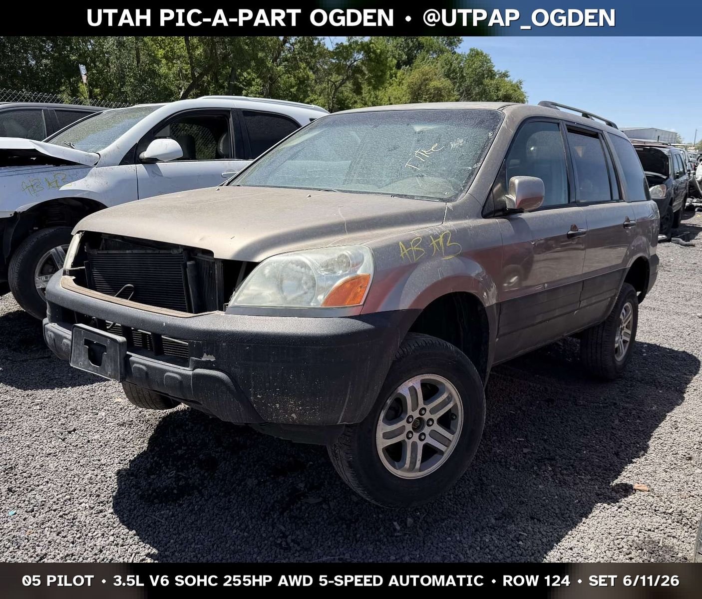 2005 Honda Pilot Parts - UTPAP Ogden