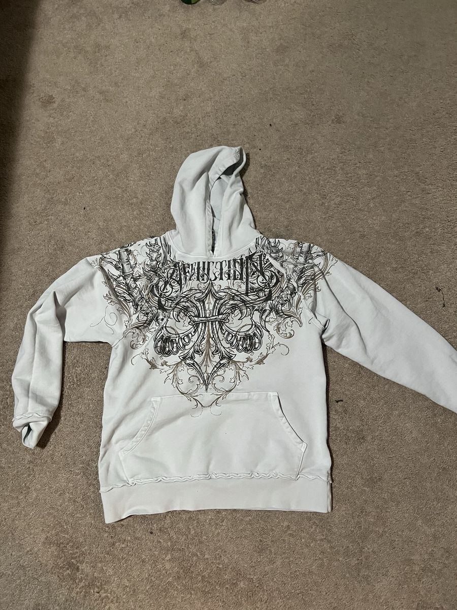 Affliction hoodie large/medium