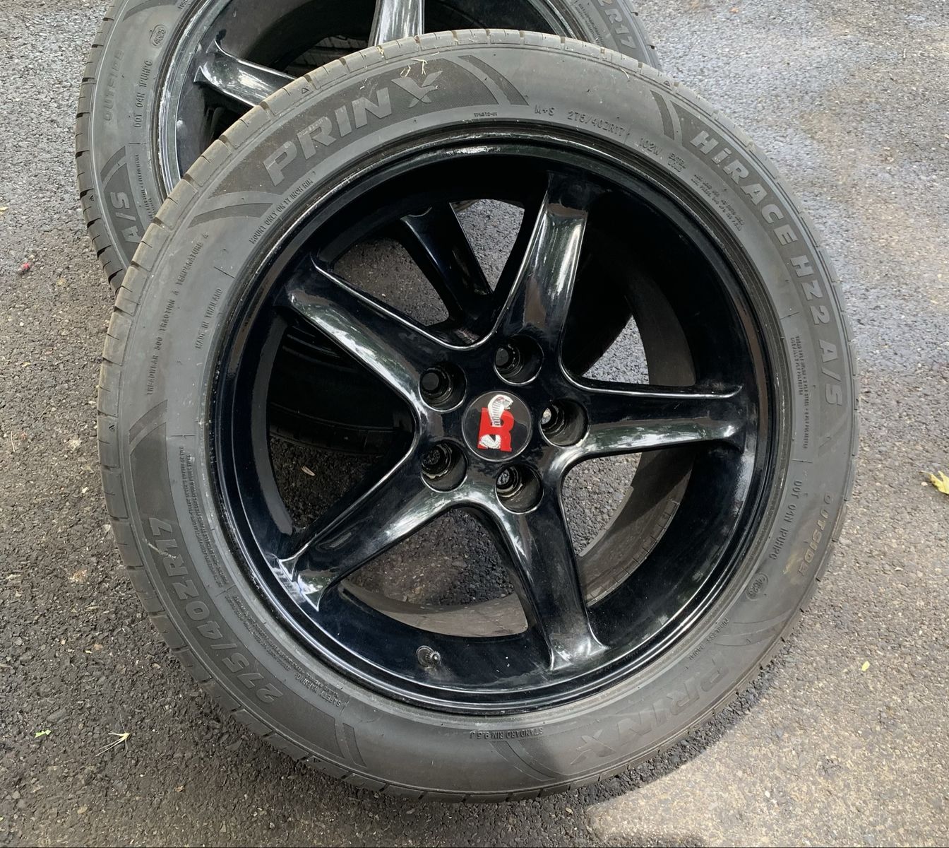 Ford Mustang Cobra R wheels rims & tires 275/40-17 245/45-17