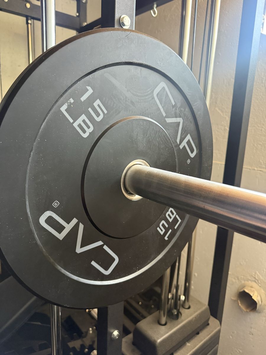RitKeep All-in-One Smith Machine Home Gym w/ Bench, Weights & Flooring - $2,400 OBO