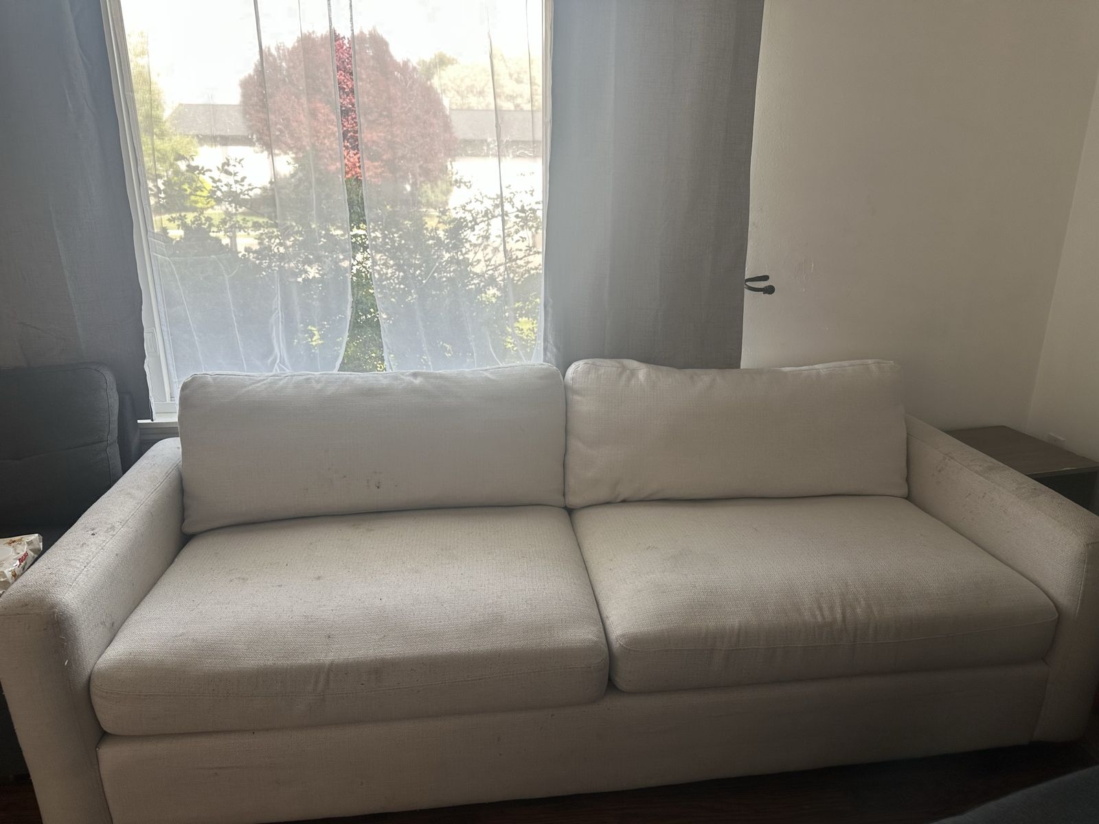White couch