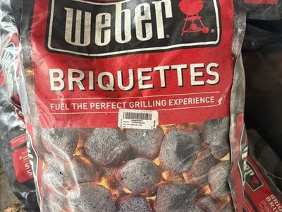 Weber natural Charcoal $10 Each