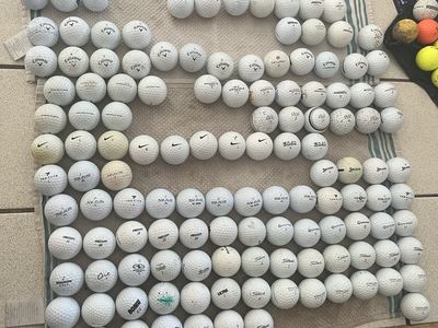 Bulk Lot Used Golf Balls - 7 ProV1s Mixed Brands: Callaway, Titleist, Vice etc (135 balls)