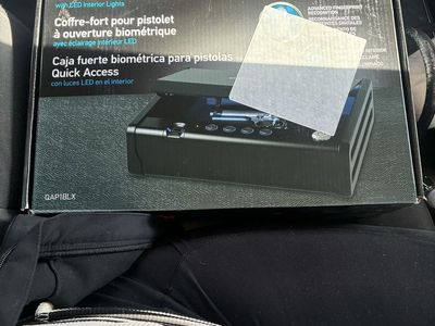 New Sentry Safe Quick Access Biometric Pistol Safe!