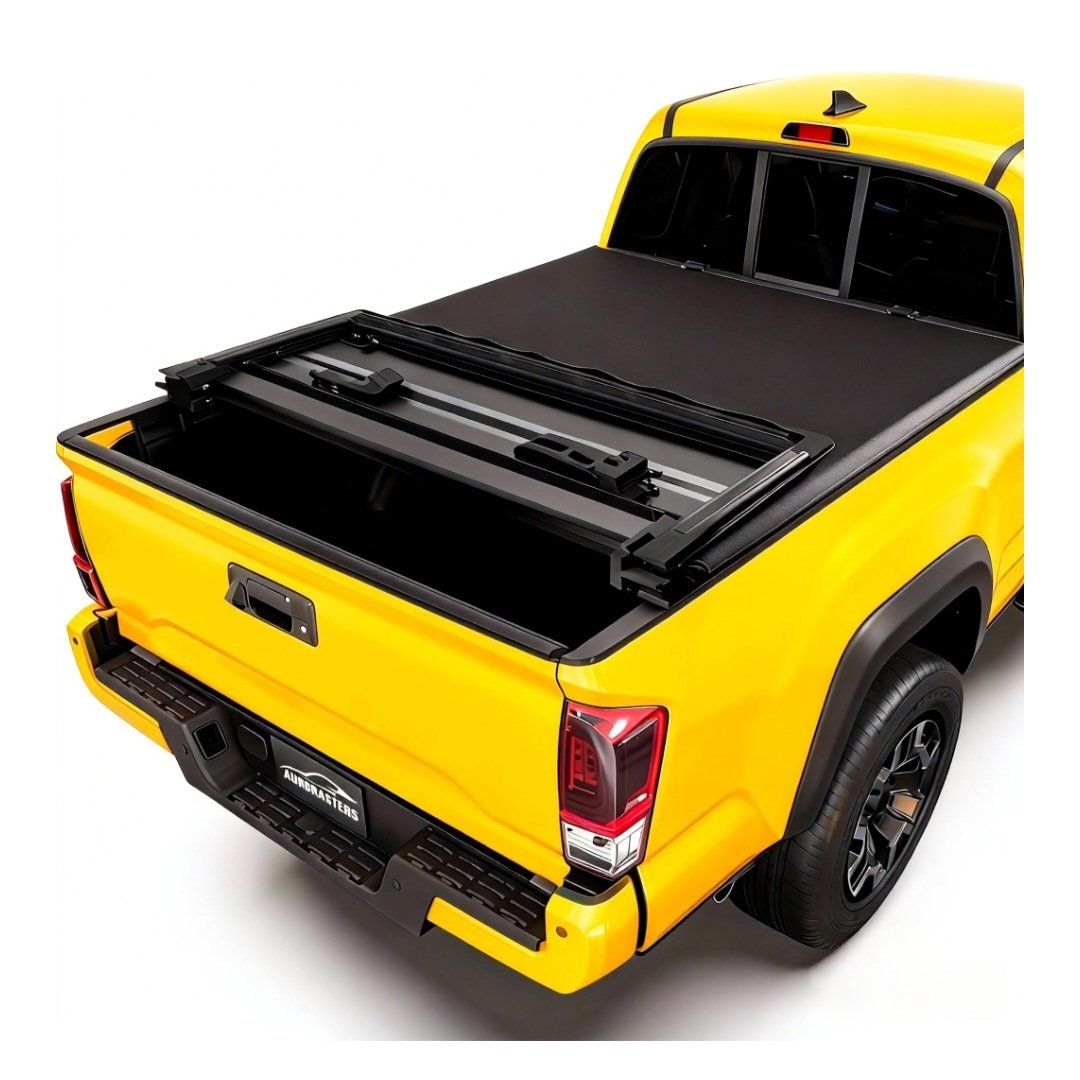 New 2019-2026 Ram 1500 6'4" Quad Fold Tonneau Cover. 19-26 Dodge Ram Bed Cover 6ft 4in