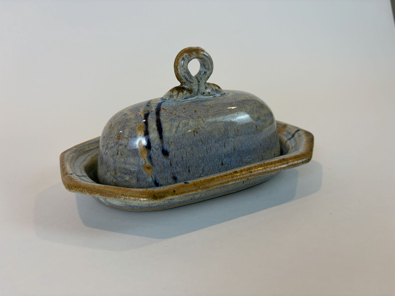 Handmade Ceramic Butter Dish with Lid