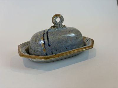 Handmade Ceramic Butter Dish with Lid
