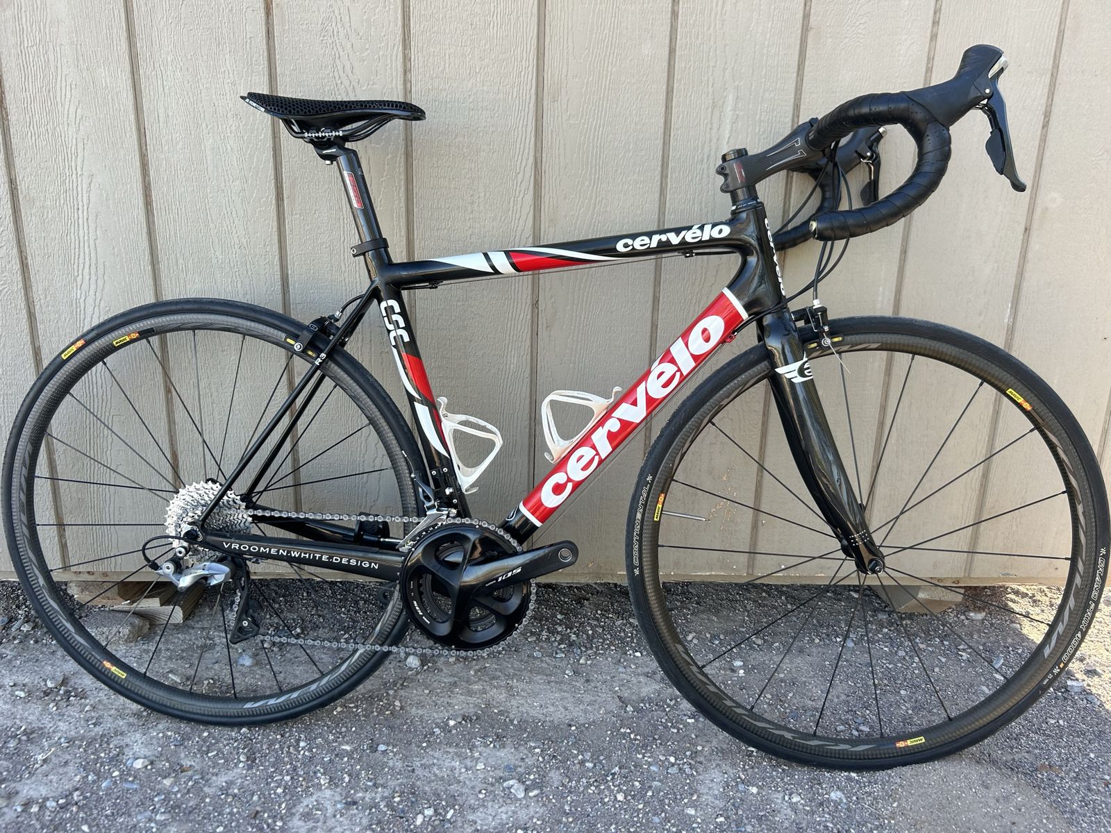 Cervelo R3 51cm Ultegra/105 11 spd Ksyrium Carbon