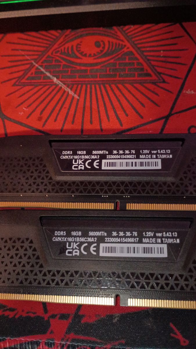 Corsair vengeance ddr5 5600 32gig Ram