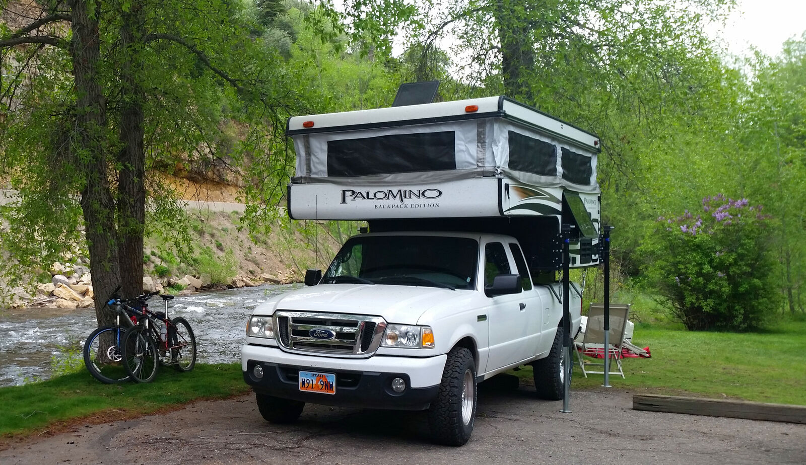 2018 Palomino SS-All possible options800 Camper on a 2011 4x4 Ford Ranger XLT