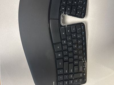 Microsoft Ergonomic Sculpt Keyboard and Tenkeyless Number Pad