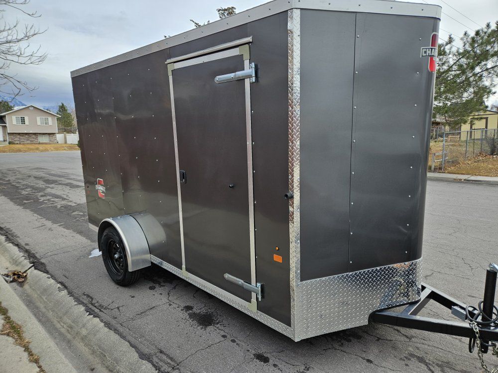 2025 Charmac 6x12 V-nose enclosed trailer