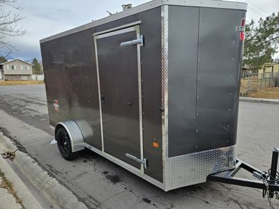 2025 Charmac 6x12 V-nose enclosed trailer