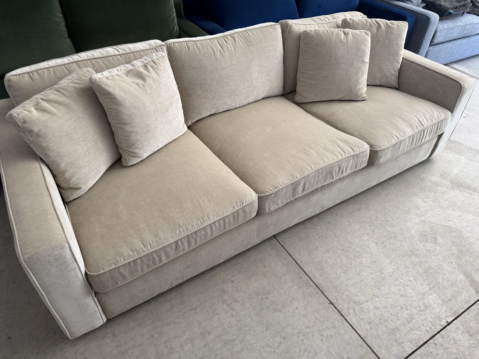 Interior Define James deep seat sofa (new)