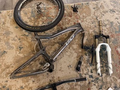 Mountain bike frame and parts