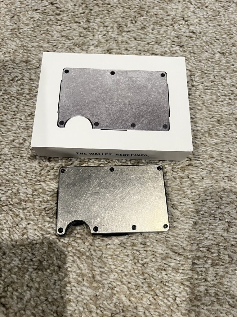 Ridge Wallet - Stonewashed Titanium