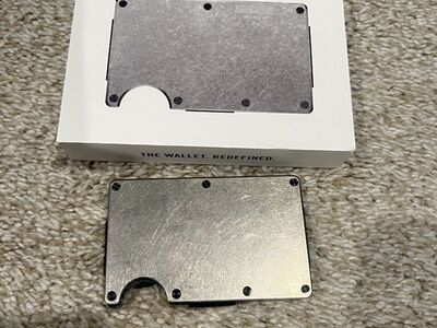 Ridge Wallet - Stonewashed Titanium