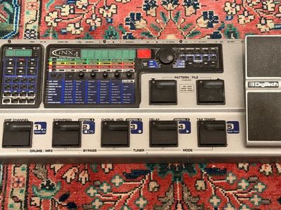 DigiTech GNX4 Multi-Modeling Recording Guitar Workstation Pedal with Power Supply and Manual
