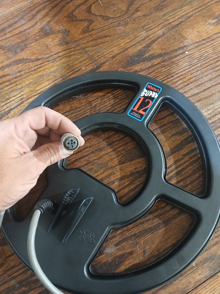 White's Super 12 Metal Detector Search Coil ,with scratch protector.